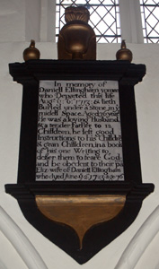 Daniel Ellingham's memorial December 2008